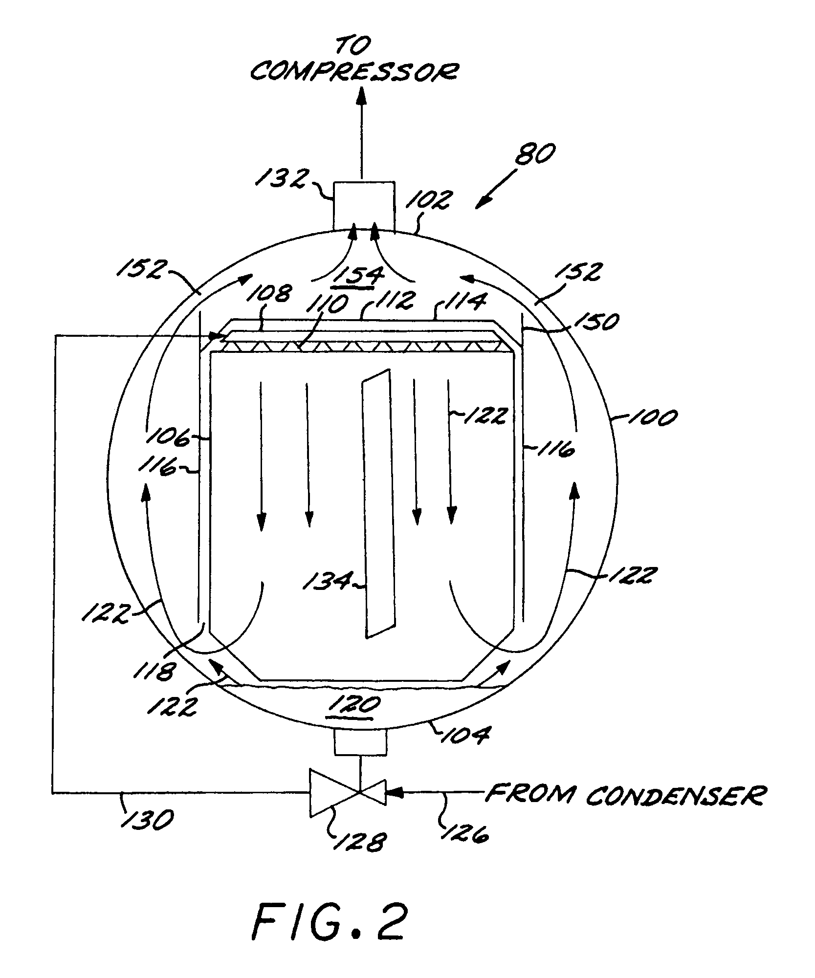 Falling film evaporator