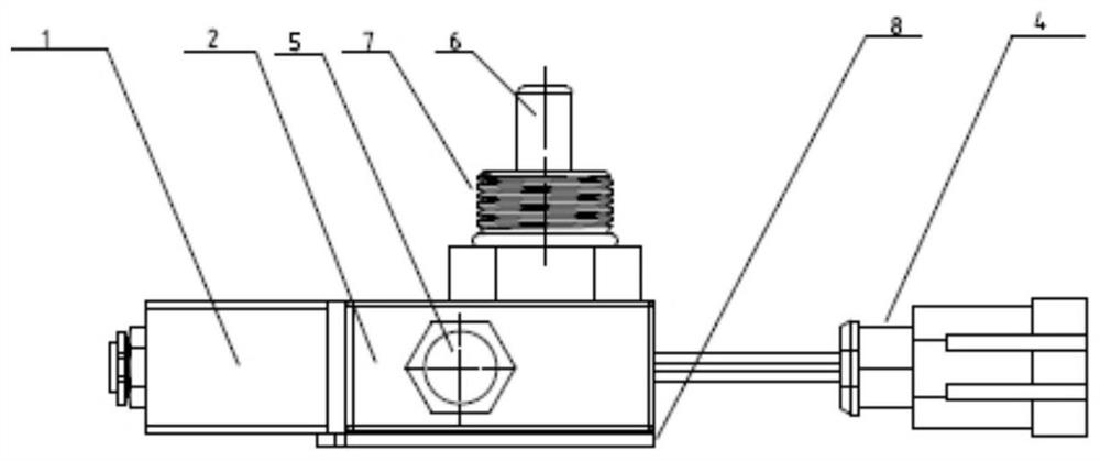 Intelligent ice melting and water draining module for air cylinder of commercial vehicle