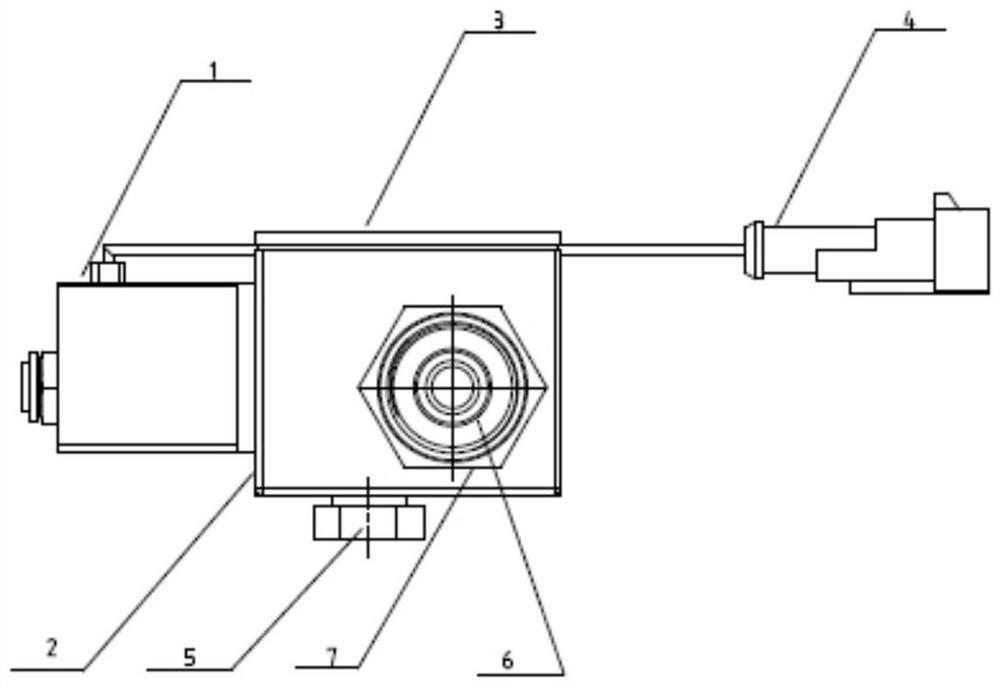 Intelligent ice melting and water draining module for air cylinder of commercial vehicle