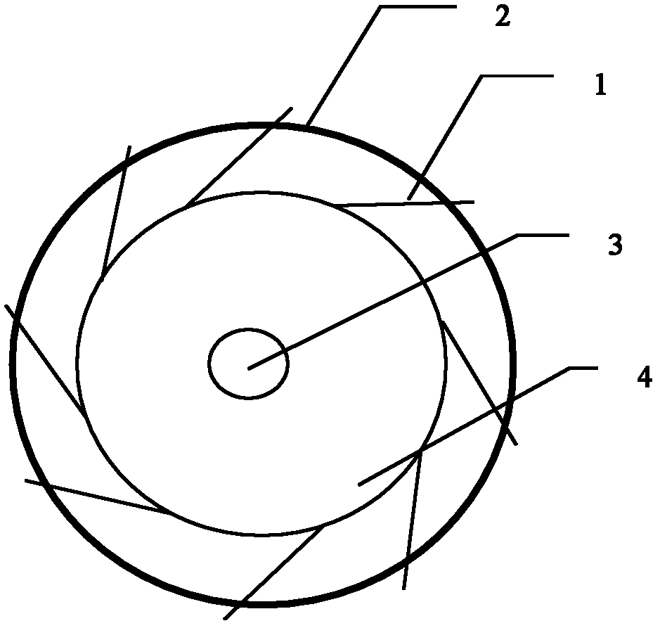 Axial-flow blower fan impeller