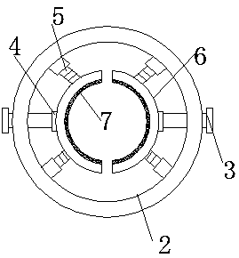 Spring chuck assembly of spinning winder