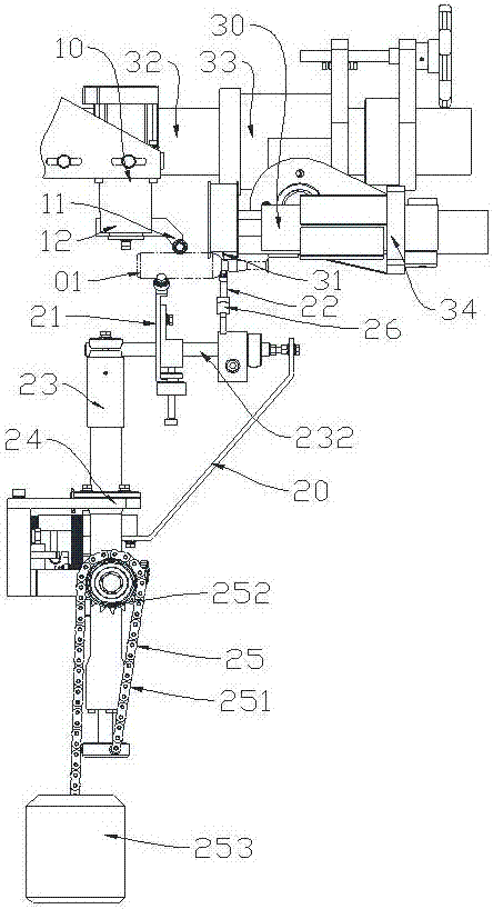 Bottle making machine and its bottle scoring device and scoring method