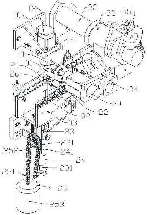 Bottle making machine and its bottle scoring device and scoring method