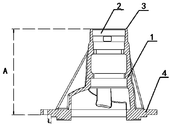 Device and method for detecting air tightness of casing of automobile reducer