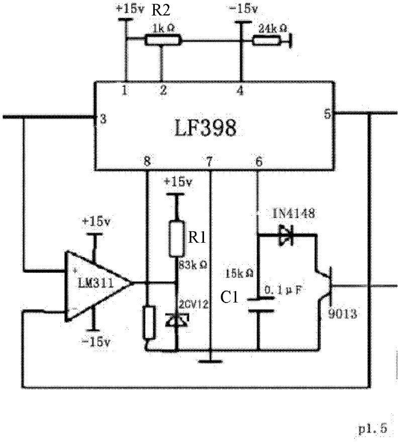 Peak voltage digital display meter