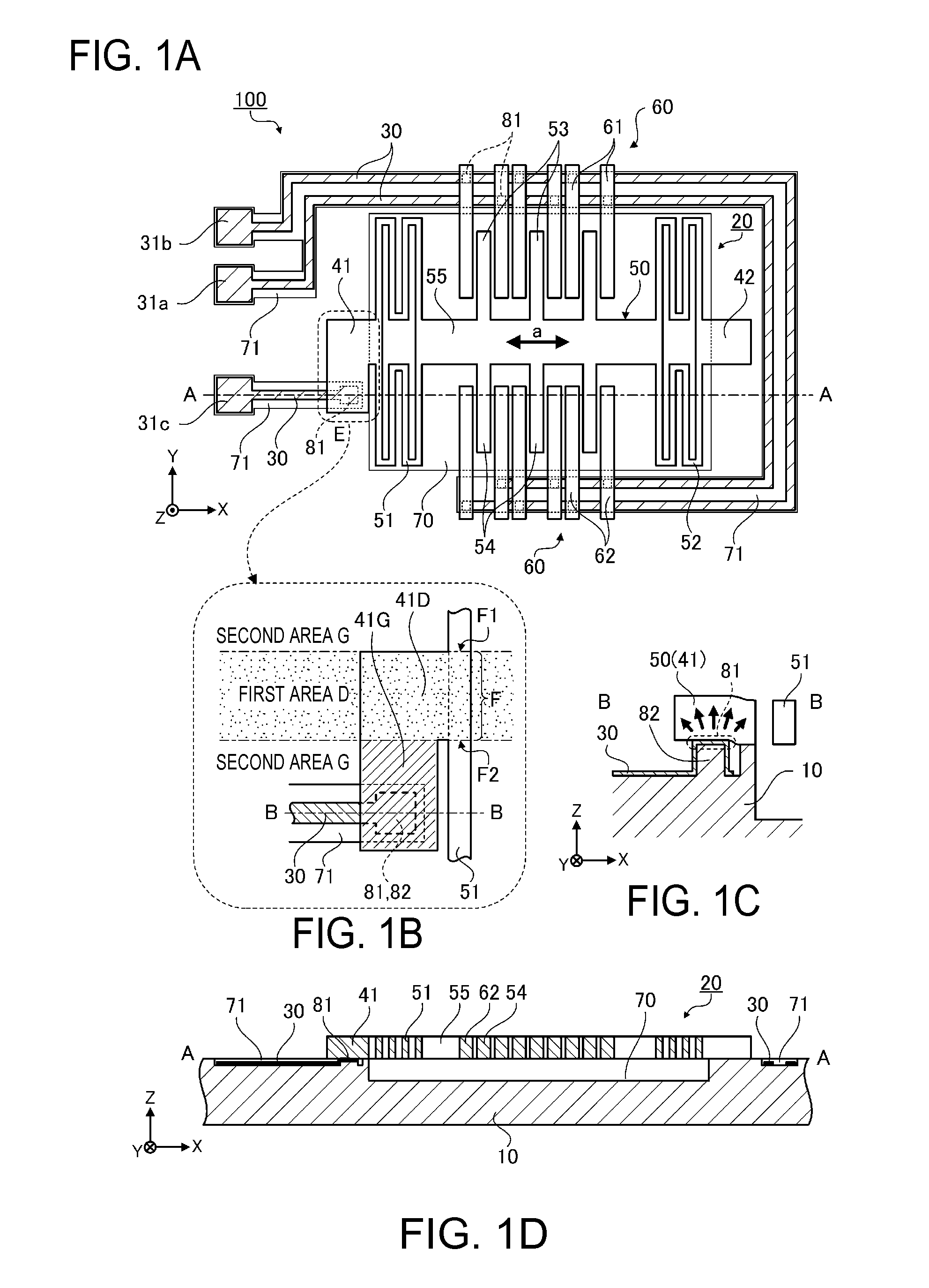 Physical quantity sensor, vibratory device, electronic apparatus, and moving object