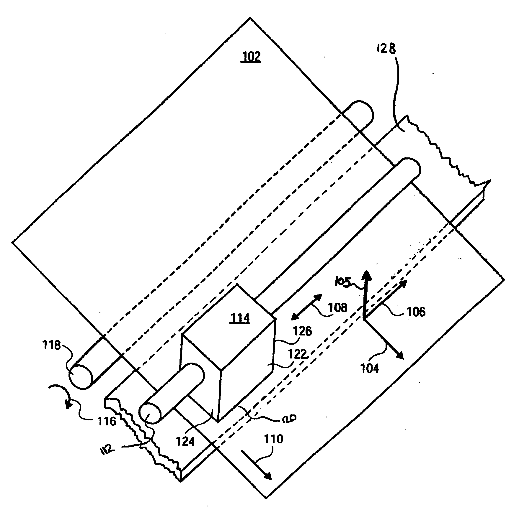 Media-position sensor system