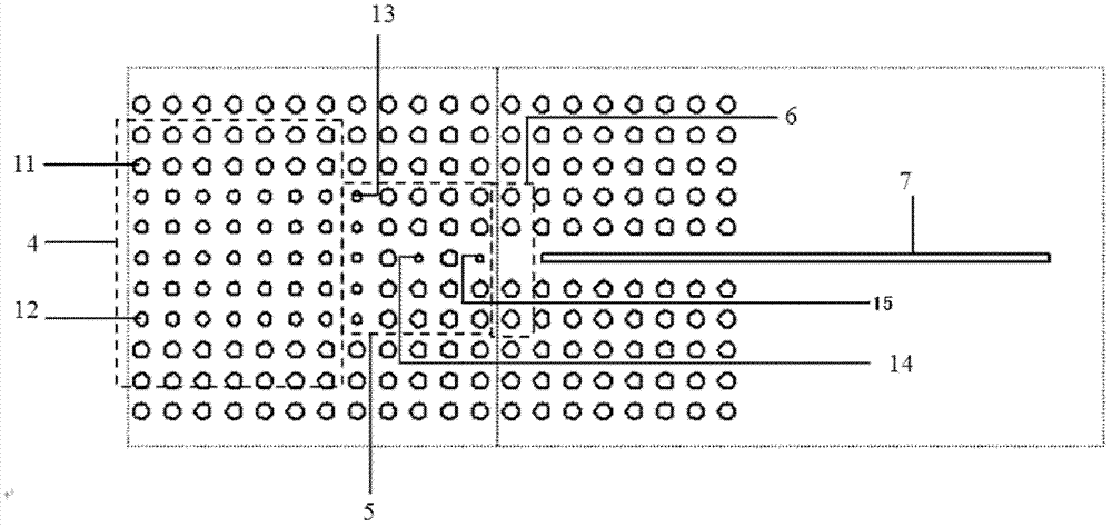 Two-stage beam shrinkage system based on photonic crystal resonant cavity