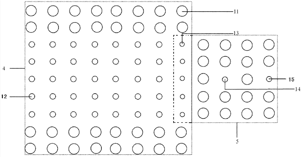 Two-stage beam shrinkage system based on photonic crystal resonant cavity