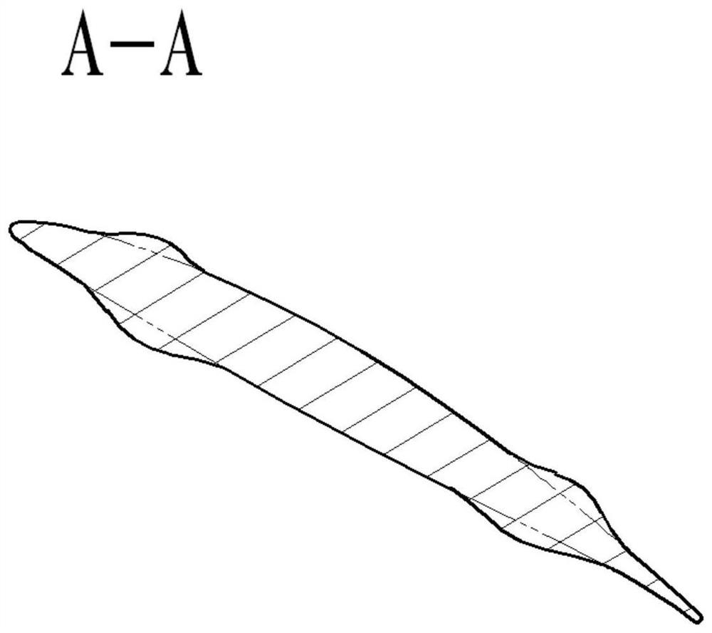 Anti-vibration milling method for ultrathin blade of integral impeller