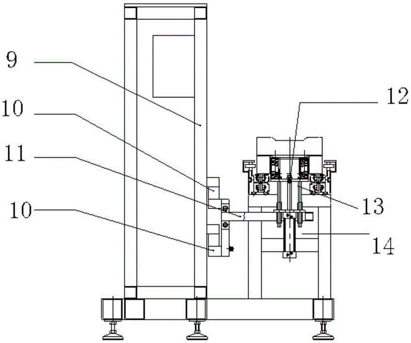 Full-automatic feeding device for lithium ion battery material sintering equipment