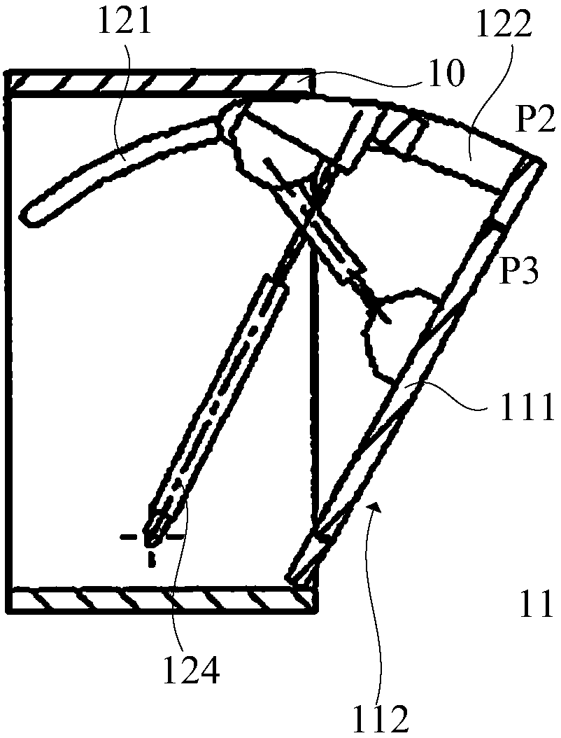 Oil fume exhaust ventilator and chassis assembly thereof