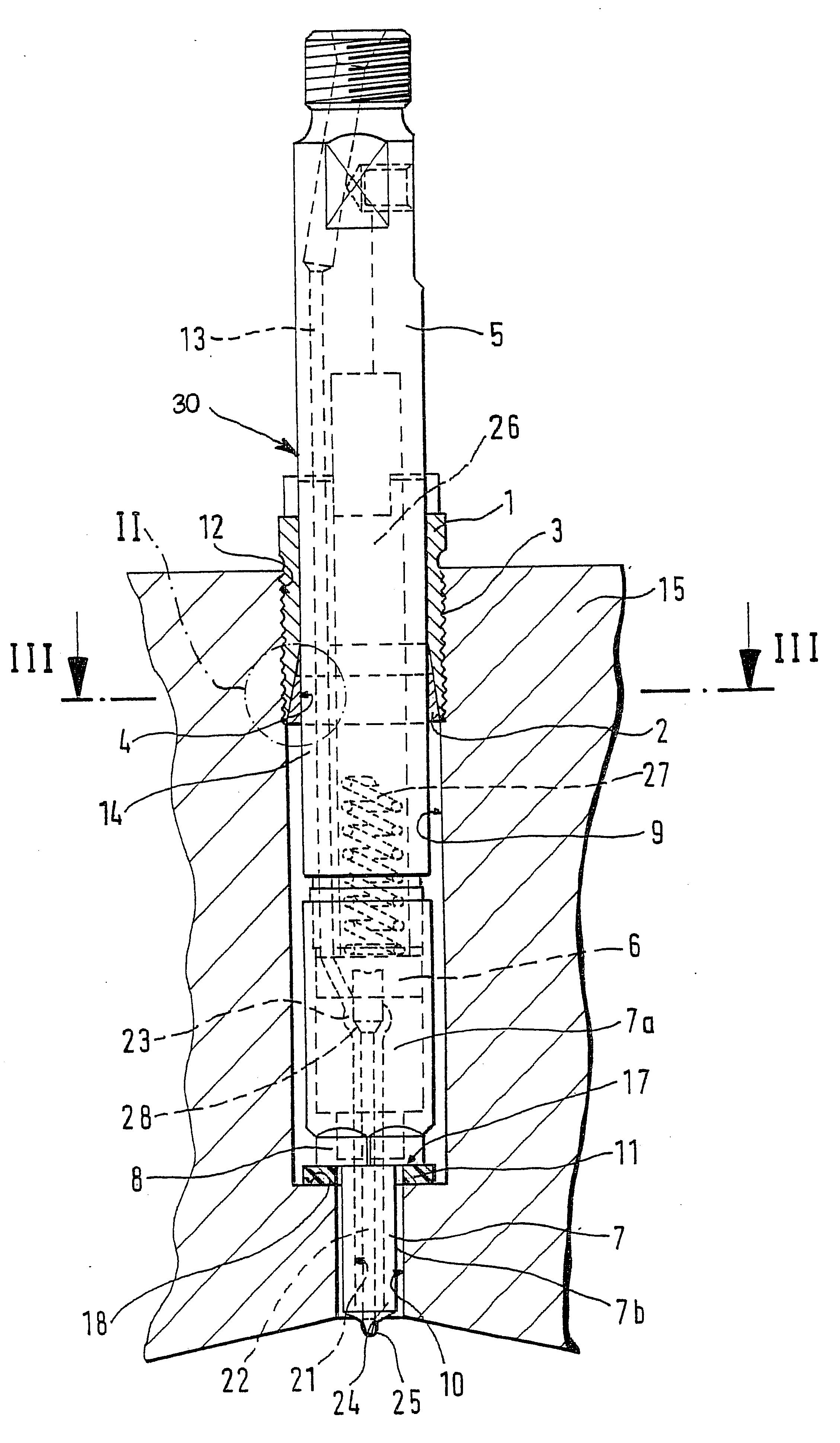 Fuel injection valve for internal combustion engines