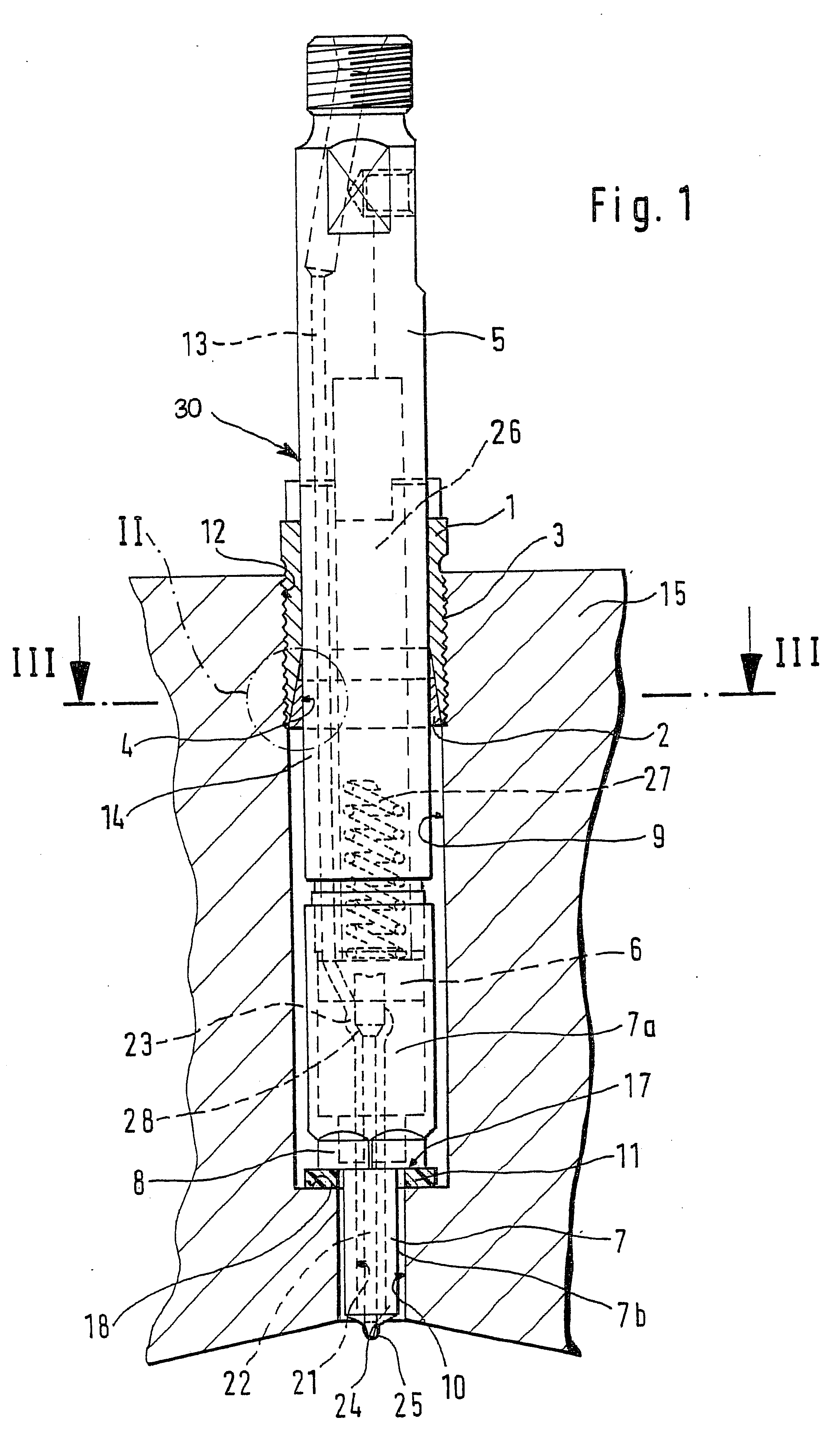 Fuel injection valve for internal combustion engines