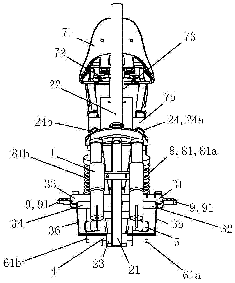 Main frame body of electric bicycle