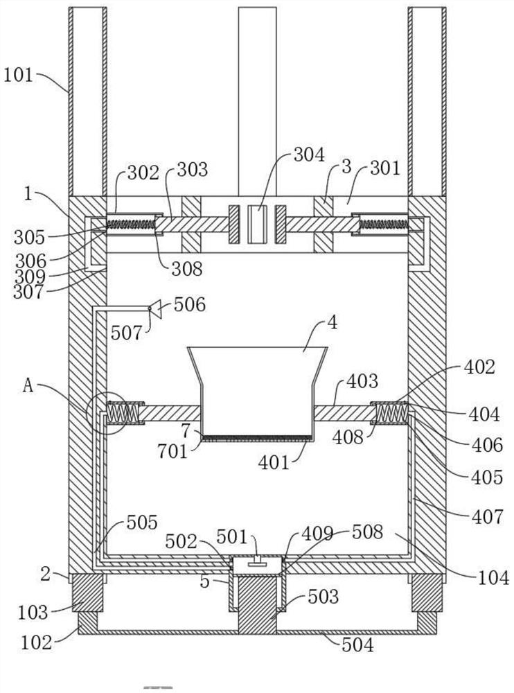 Seedling transportation device for forest fruit planting and cultivation