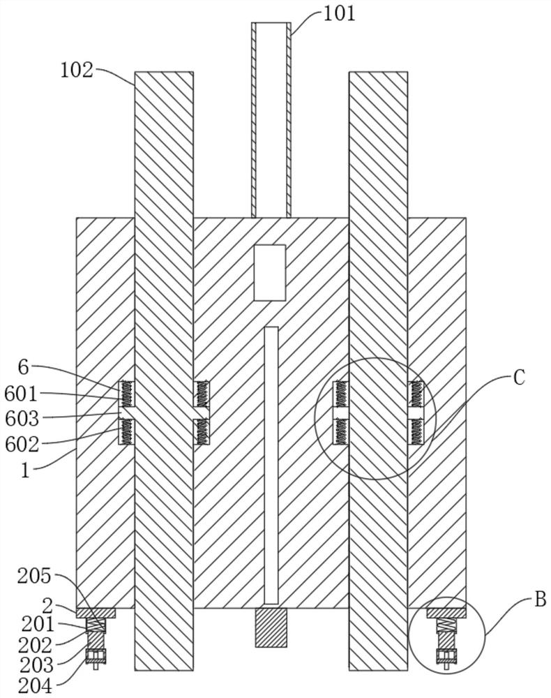 Seedling transportation device for forest fruit planting and cultivation