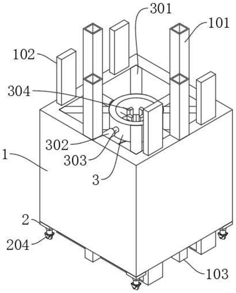 Seedling transportation device for forest fruit planting and cultivation