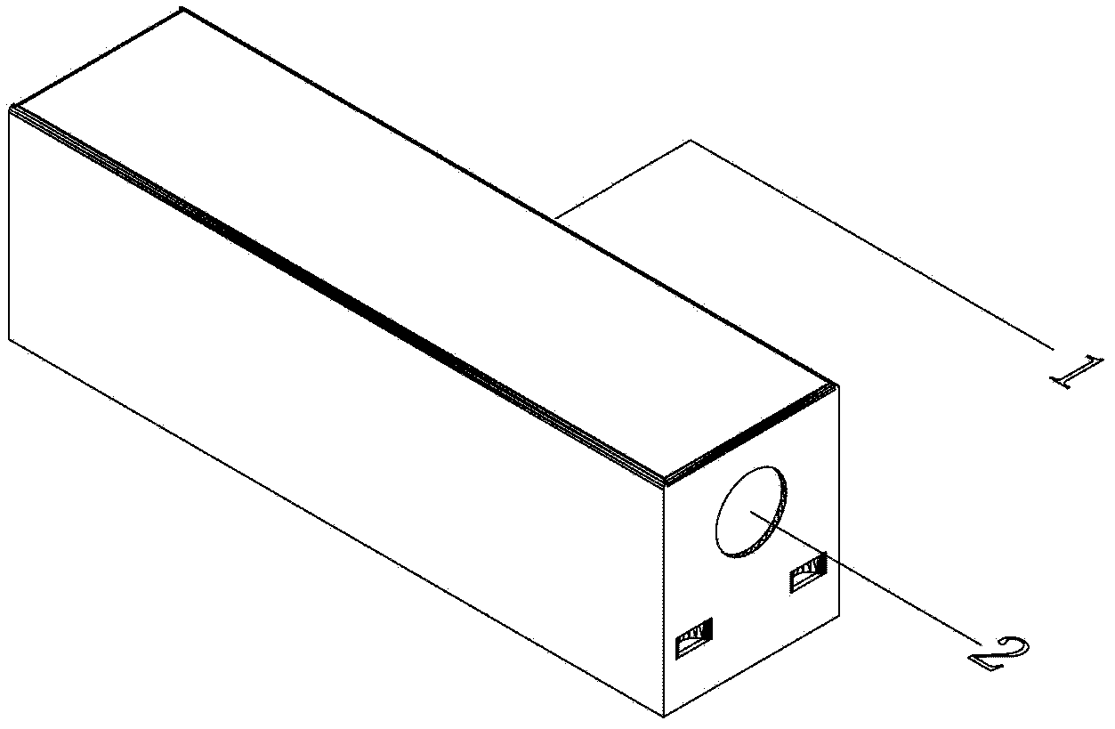 Portable electrostatic detection device and electrostatic detection method thereof