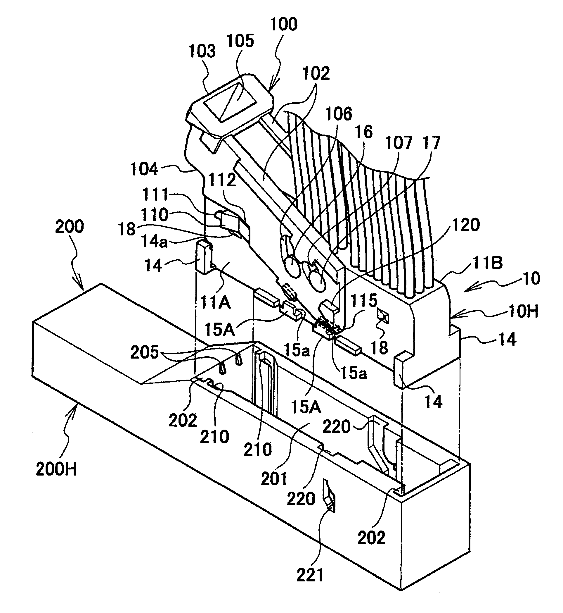 Lever type connector