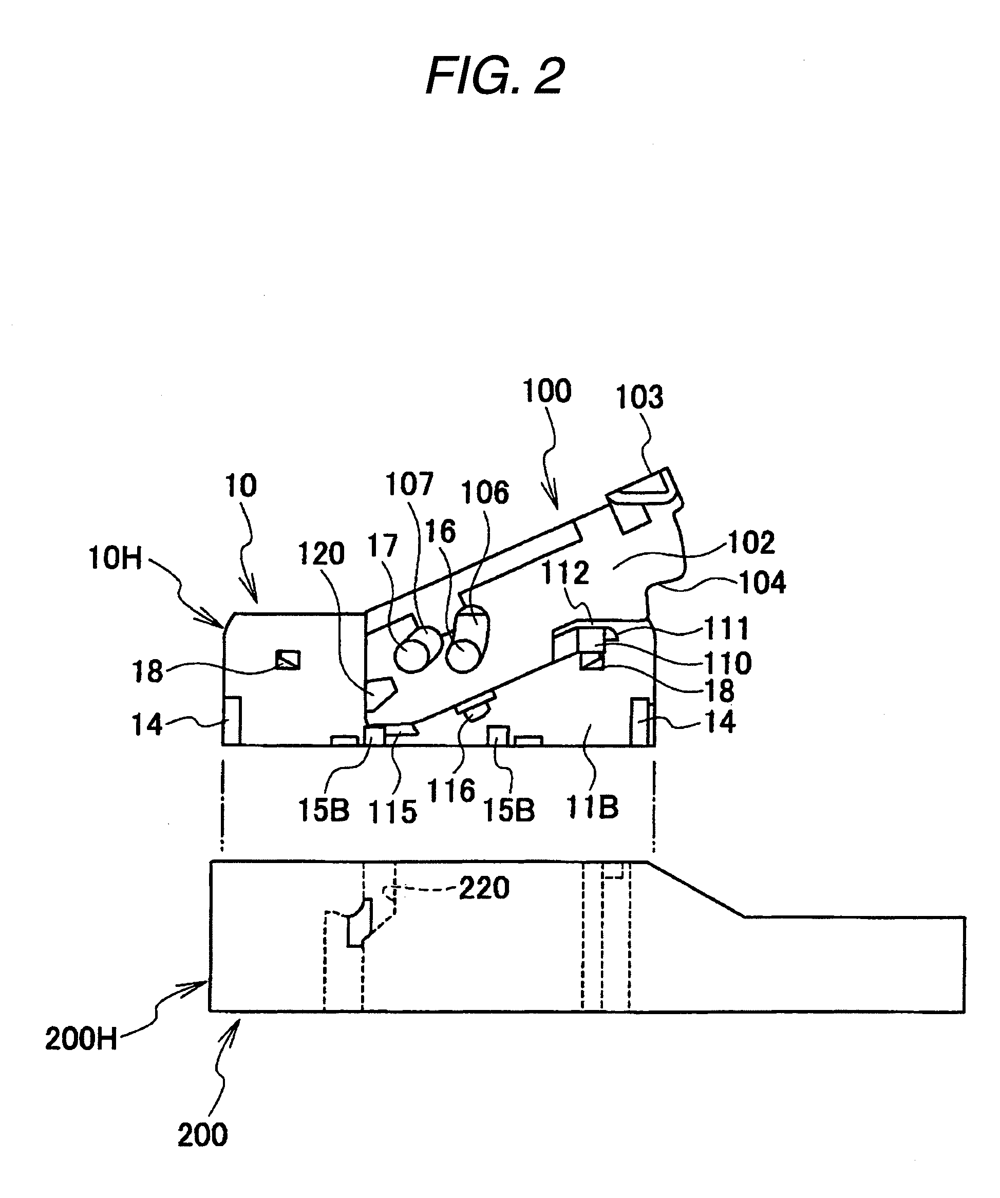 Lever type connector