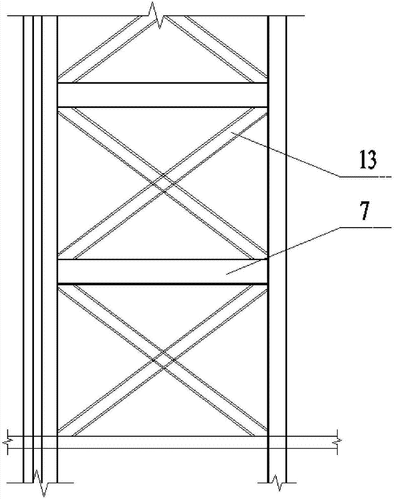 Assembled hybrid structure system applicable to high-rise residential building