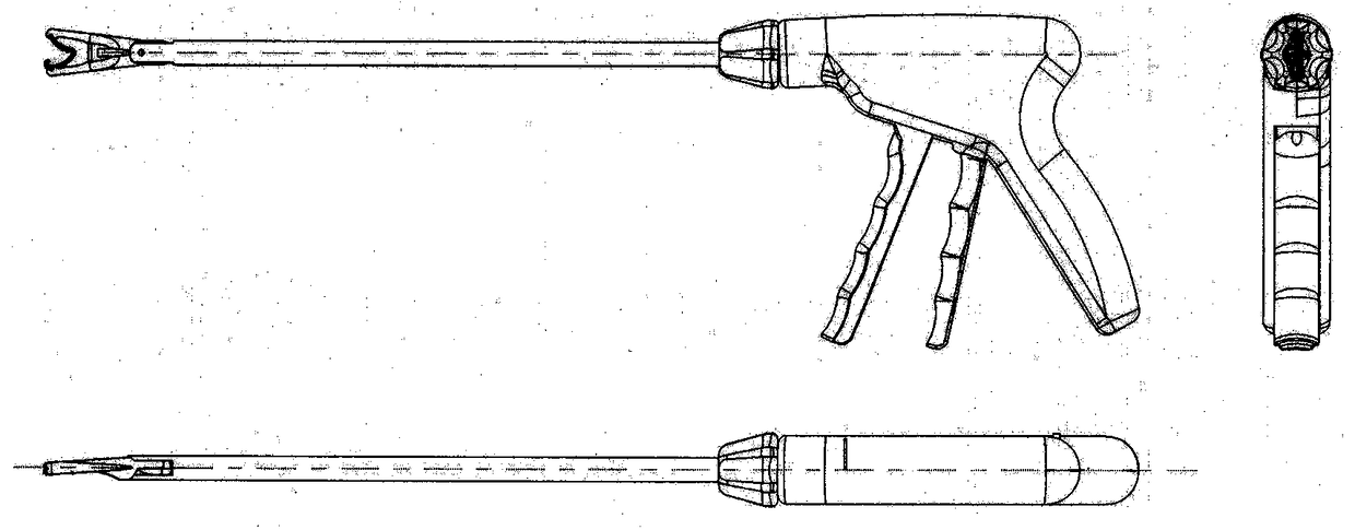 One-time double clamp cut-off clamp applier