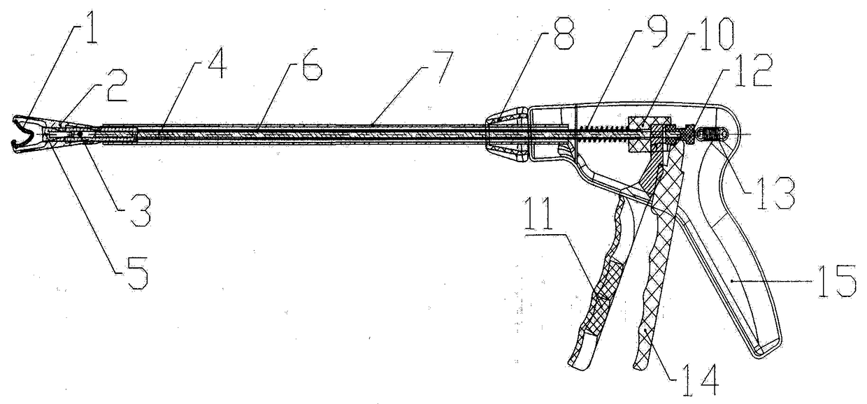 One-time double clamp cut-off clamp applier