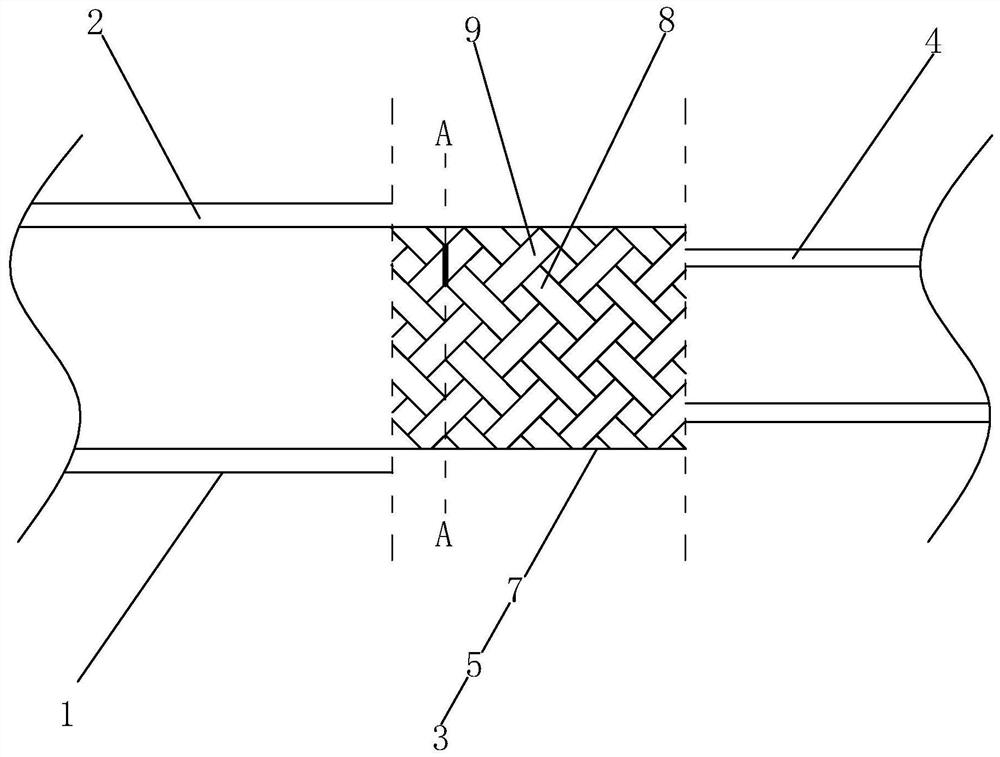 Medical catheter with composite property