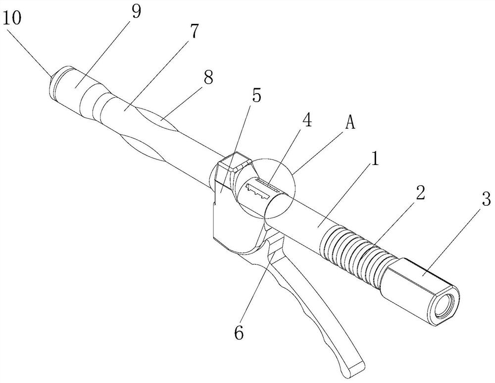 Disposable intestinal anastomat for hospital gastrointestinal surgery