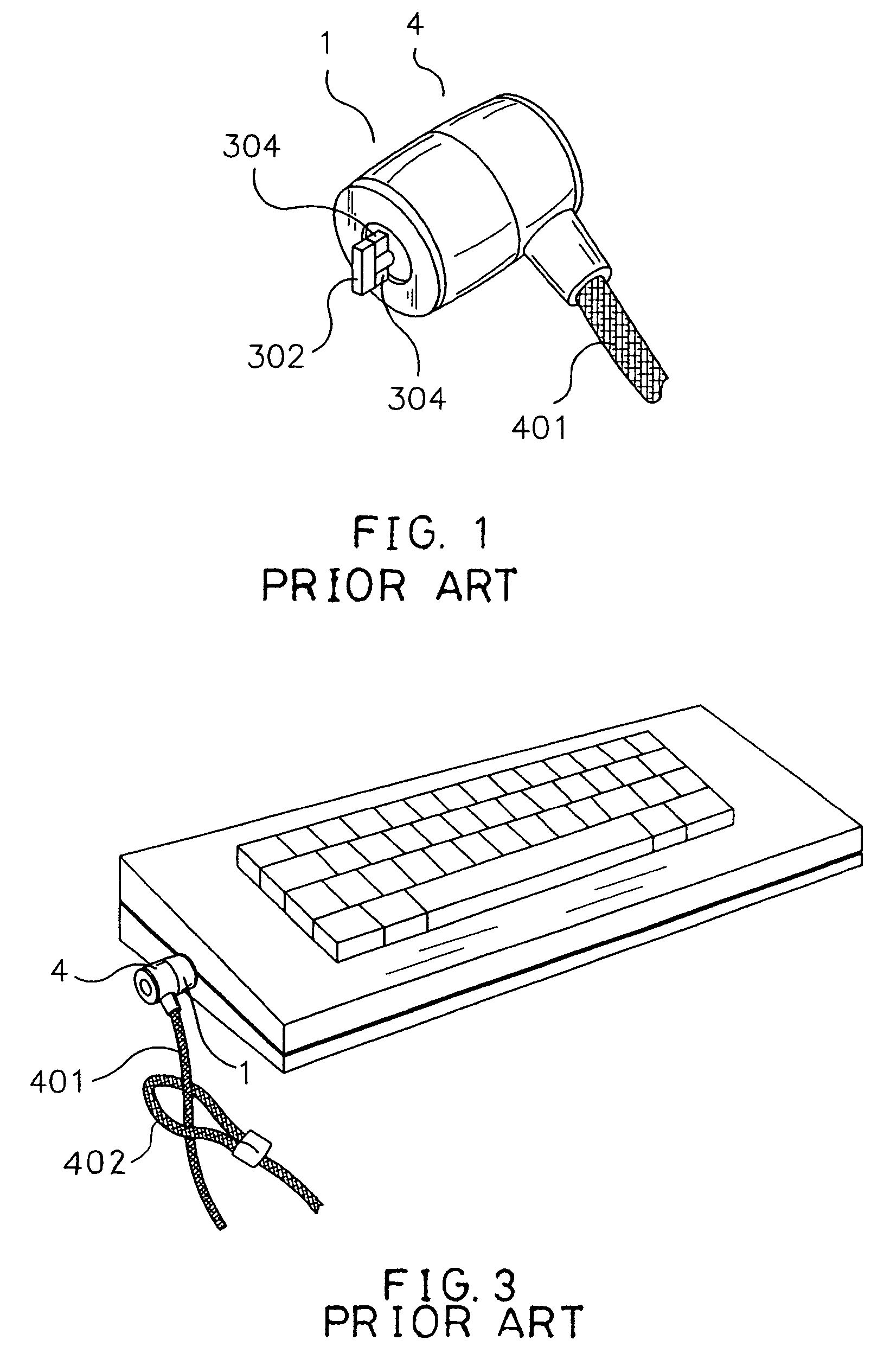 Number lock device for computer