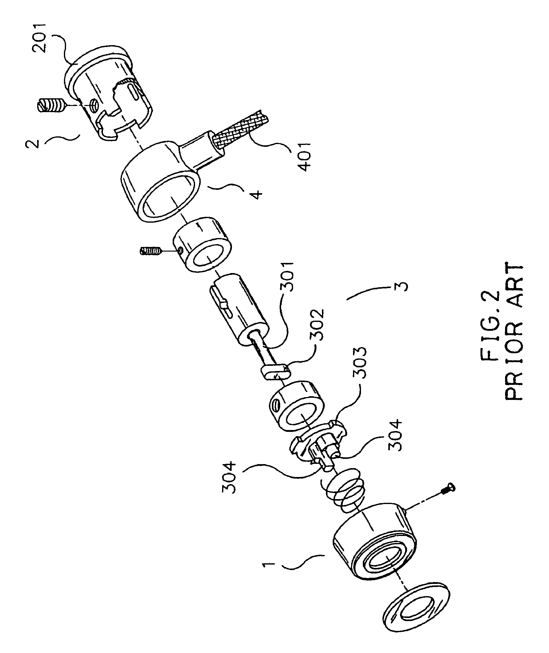 Number lock device for computer