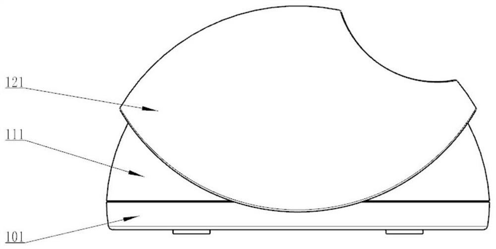 Multi-container liquid or solid vaporization flow mixing device and odor release method