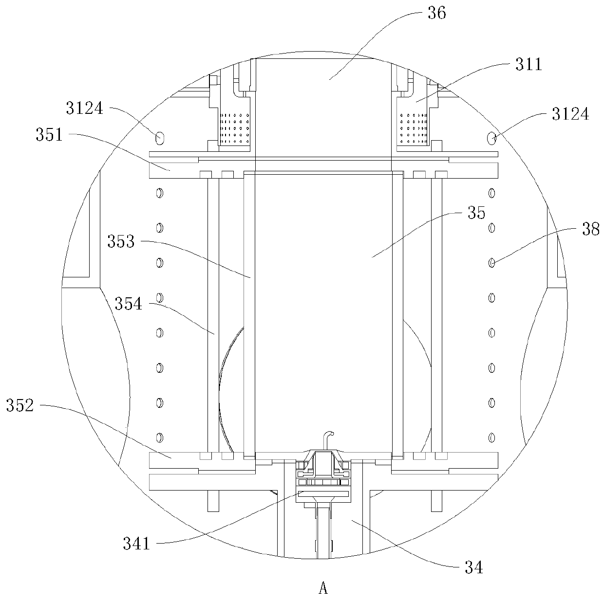 Aero-engine fuel combustion characteristic experiment detection system