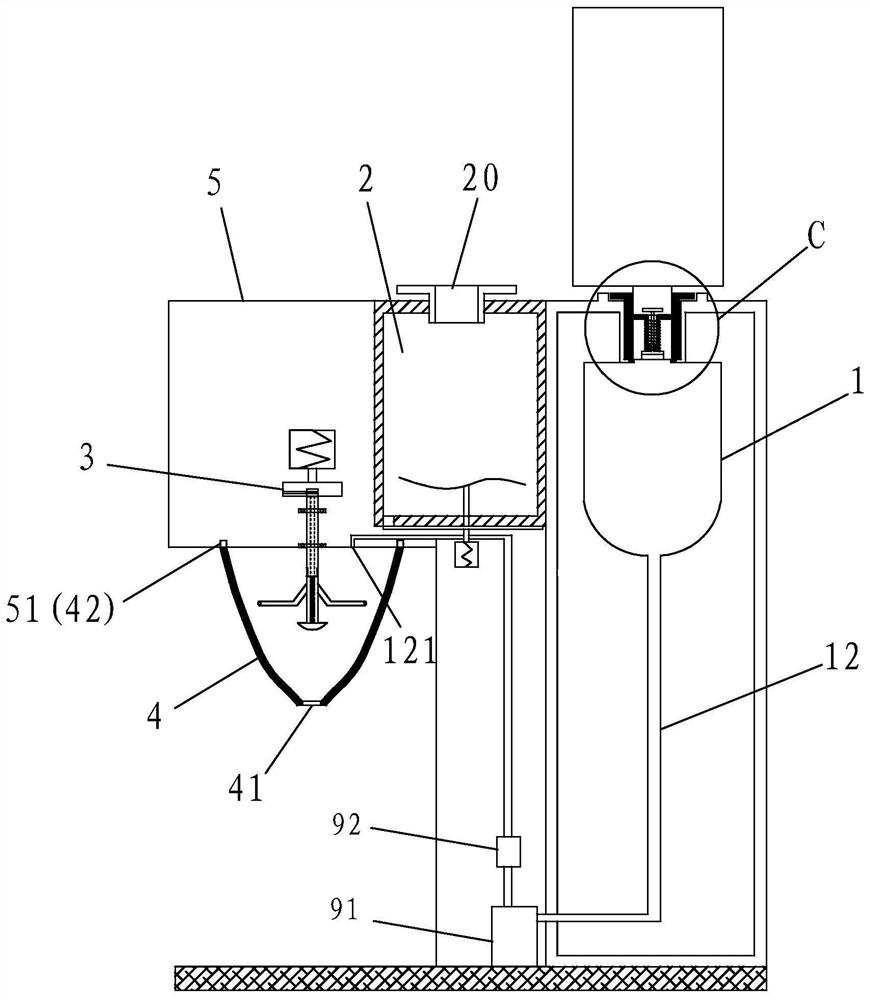 A stirring linkage assembly and a milk dispensing machine