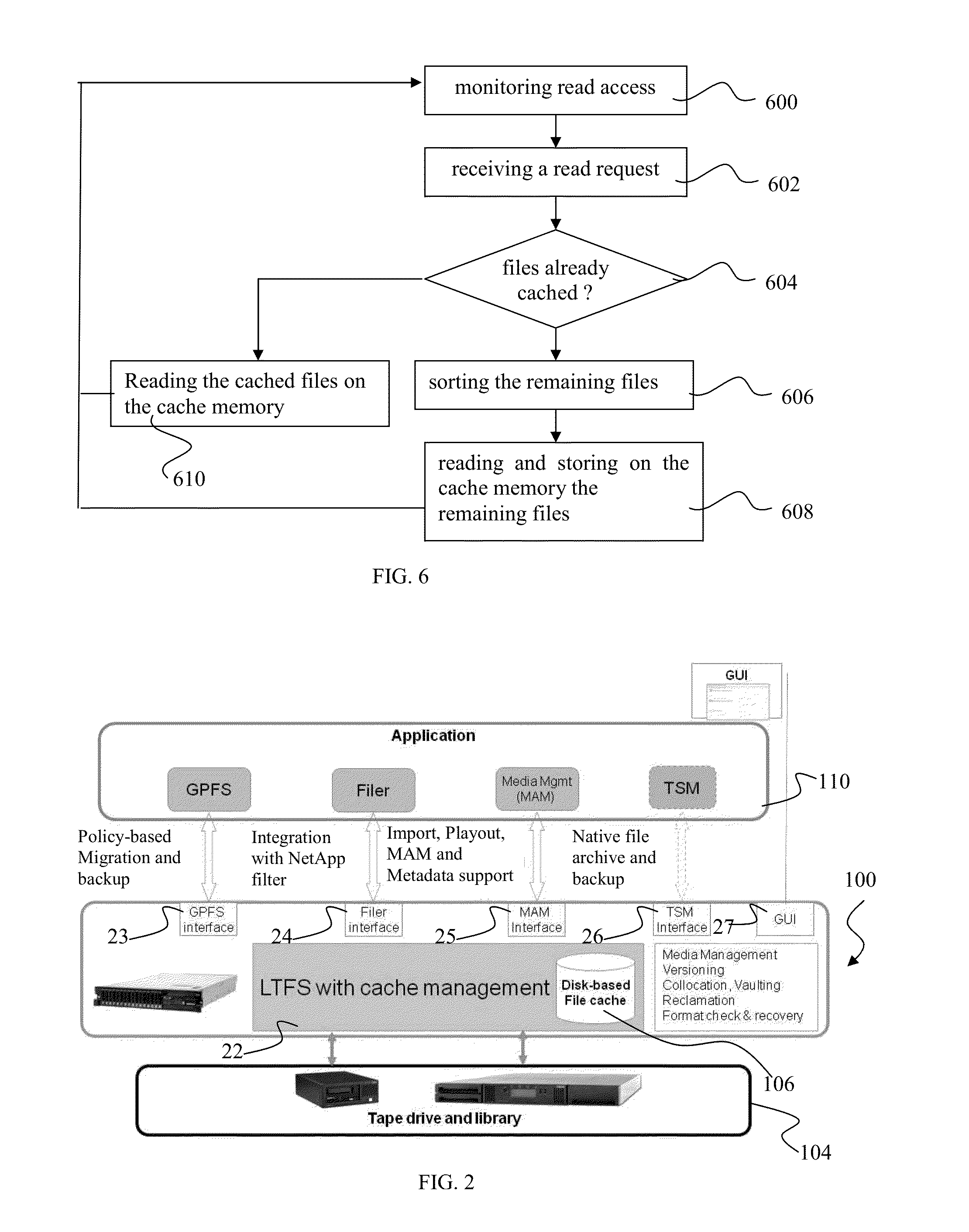 Reading files stored on a storage system