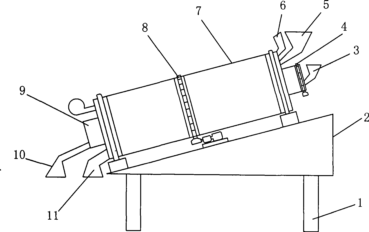 Sewage sludge drying method and drying machine