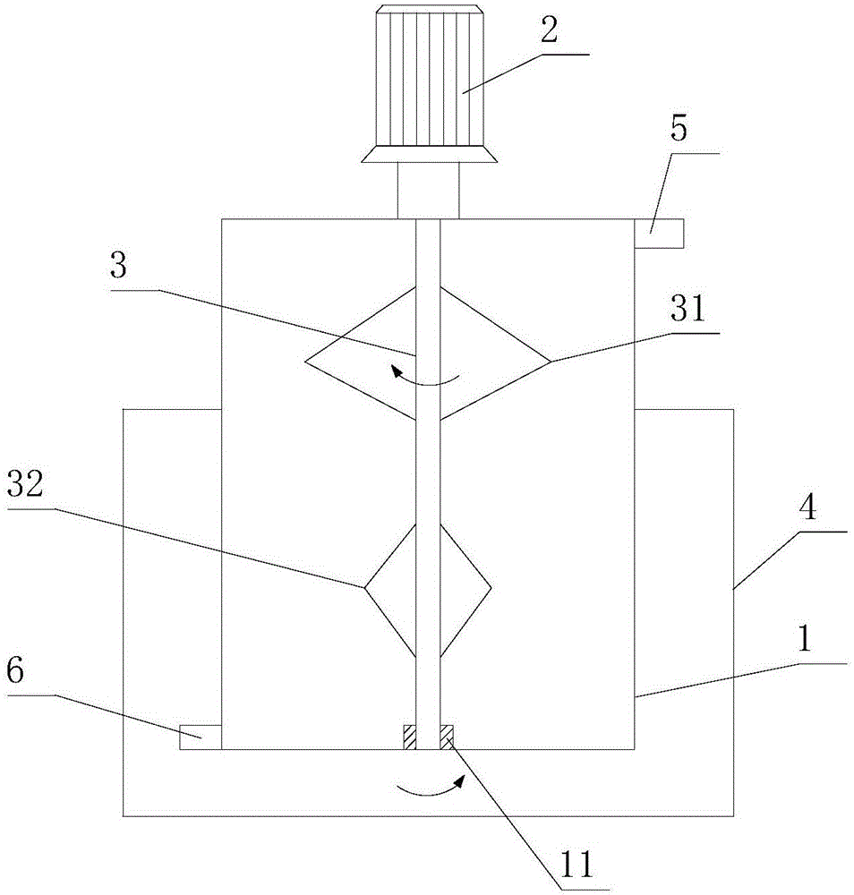 A kind of white carbon black mixing device