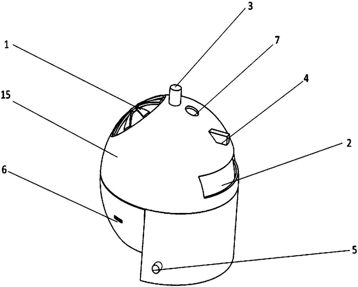 Novel anti-fog and miniature air purifying helmet