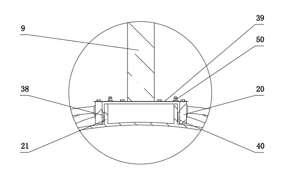 Self-starting funneling wind concentration wind power generation system