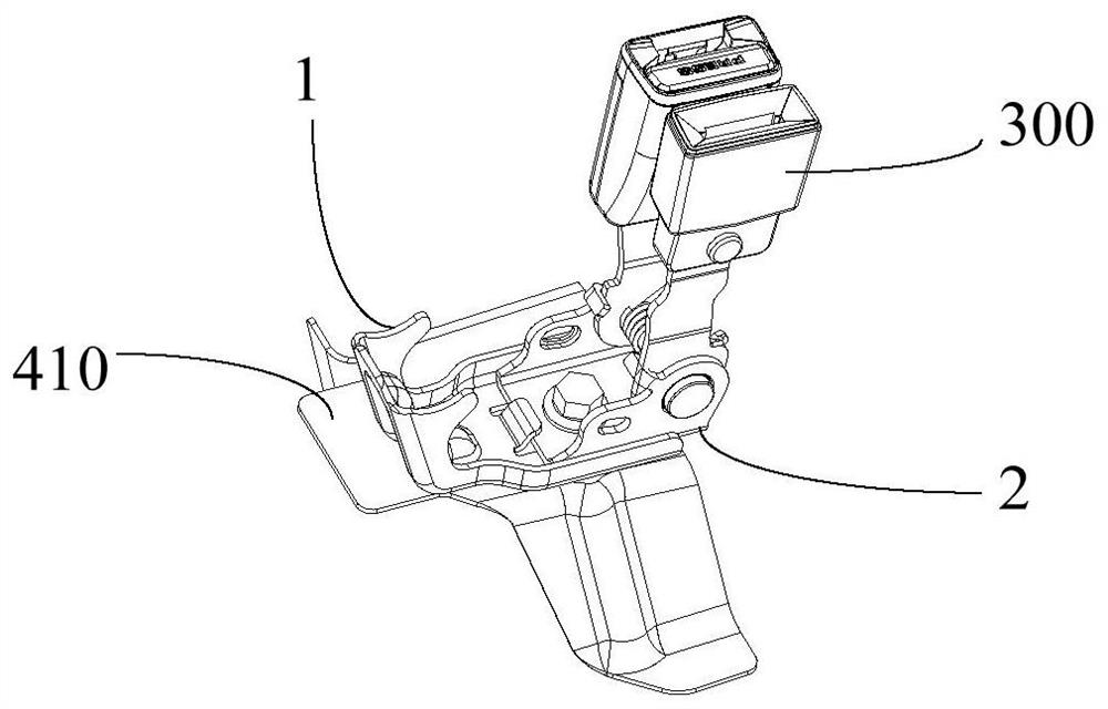 Safety belt buckle mounting structure, seat and vehicle