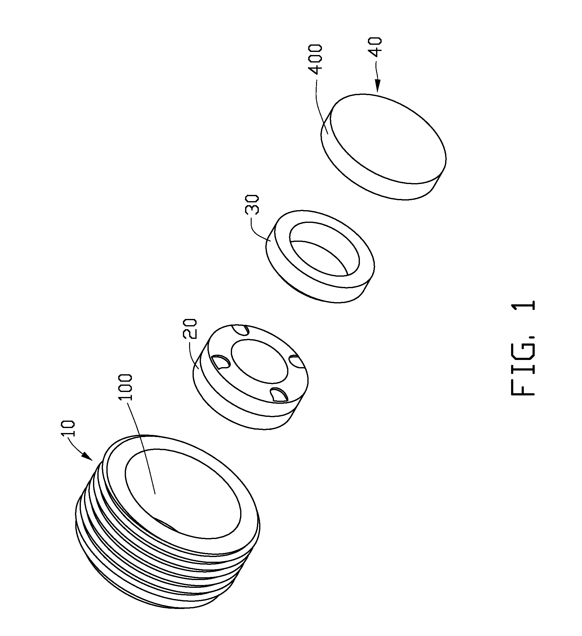 Optical module with adhesively mounted filter