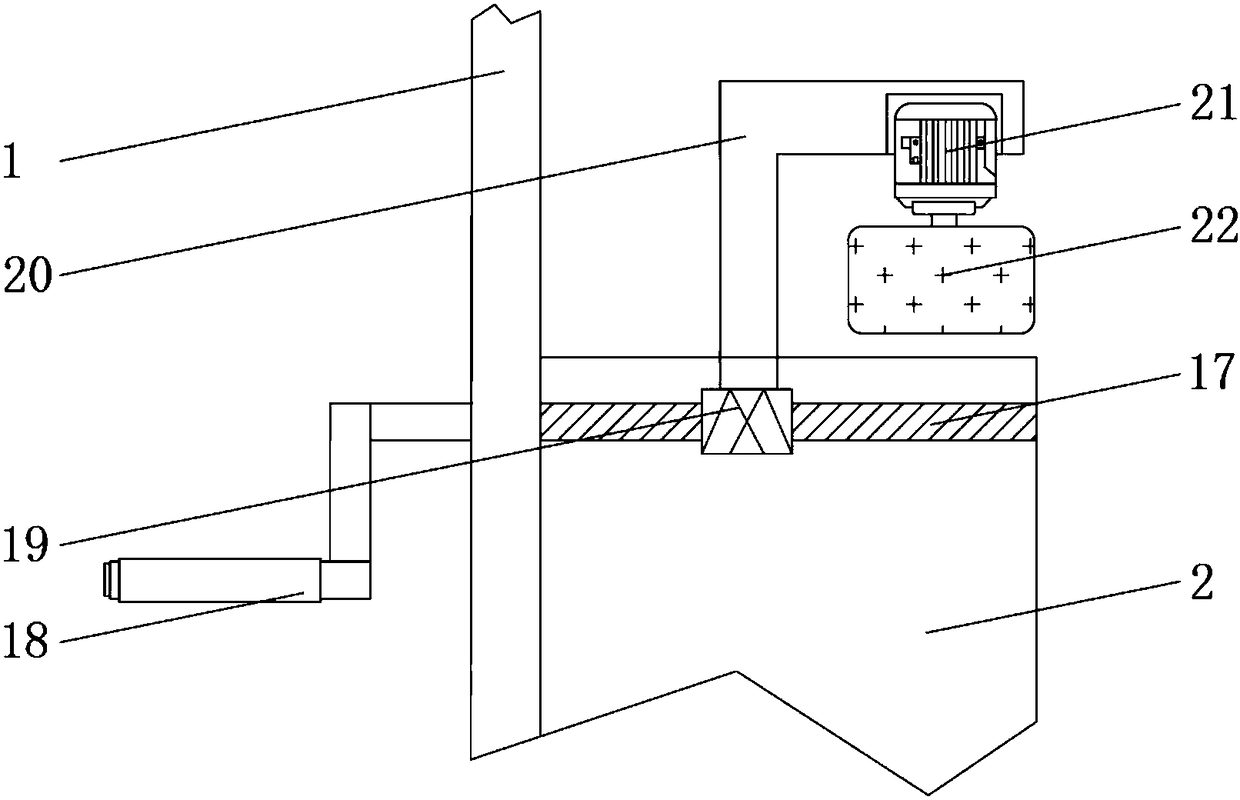 Grinding and polishing device for bamboo wood processing