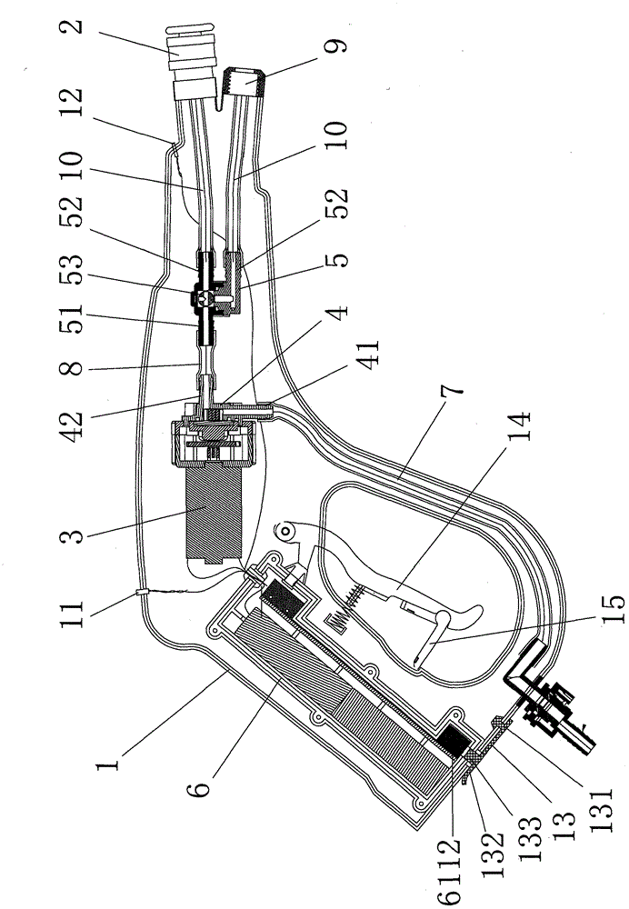 Spray gun for dual-nozzle sprayer