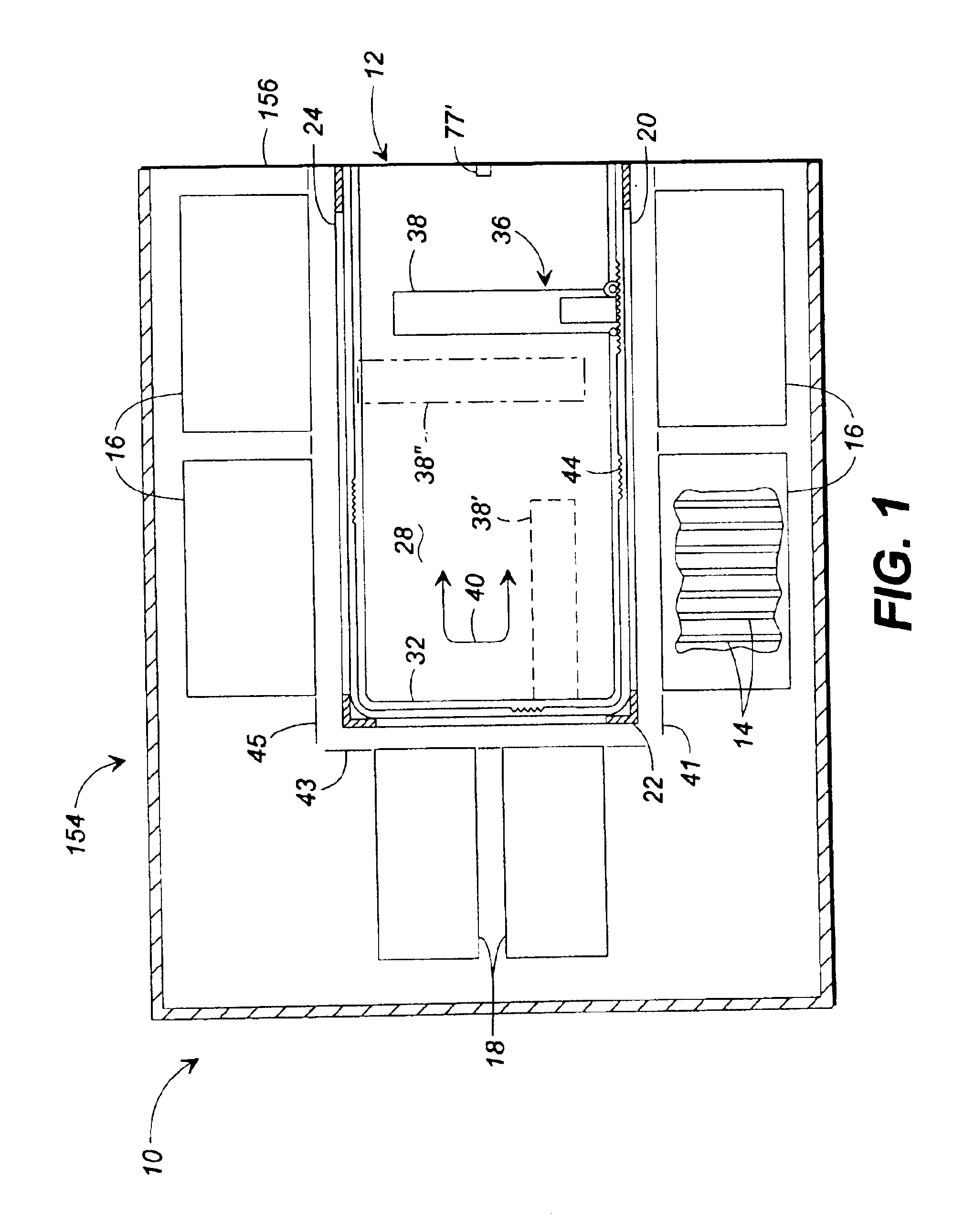 System and method utilizing a conductive brush for providing power signals to a cartridge access device