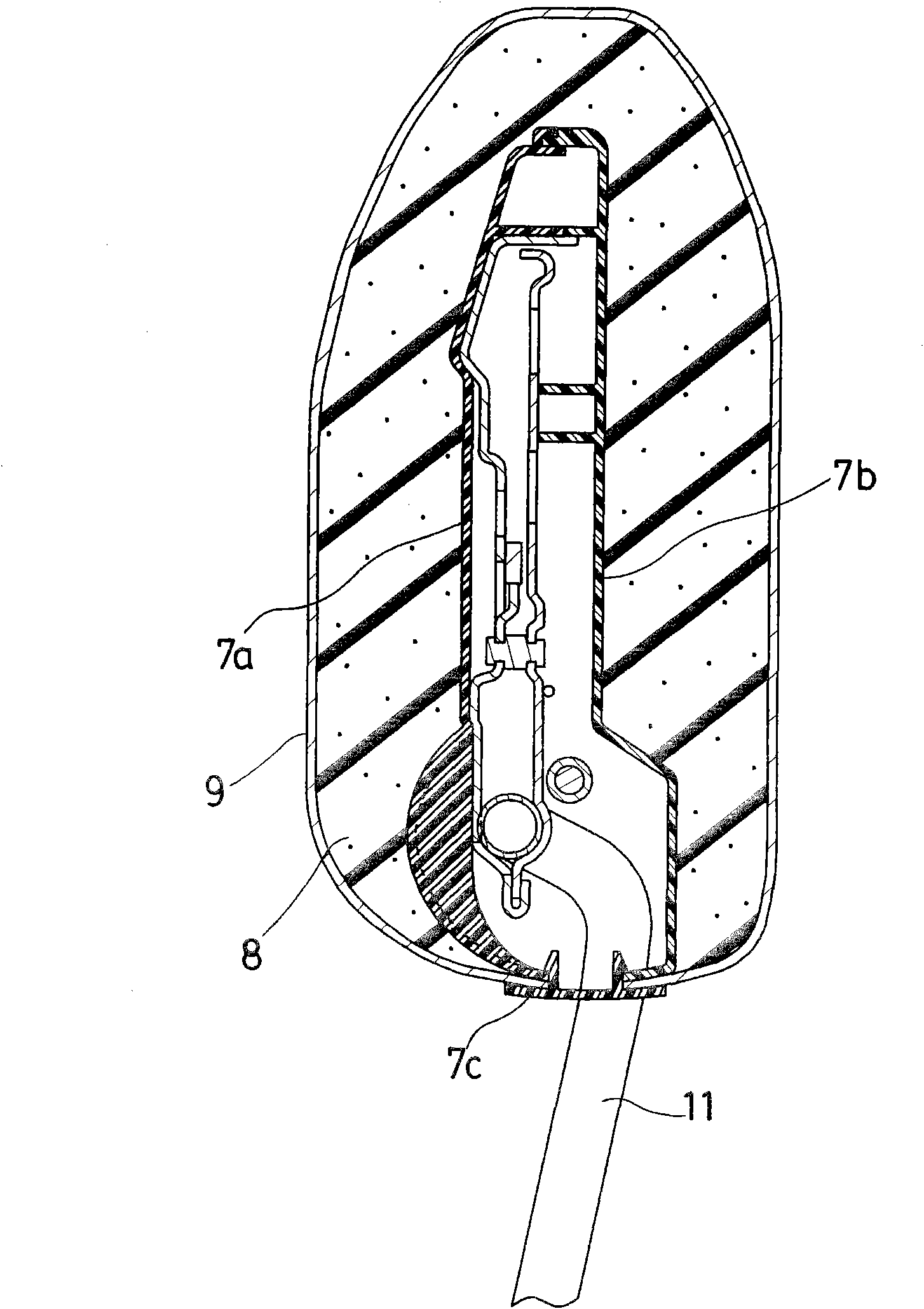 Headrest and vehicle seat with the headrest