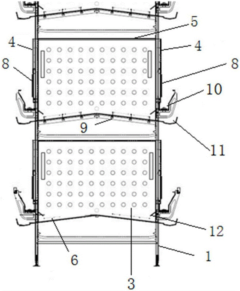 Natural mating cage for yellow-feather broiler breeders