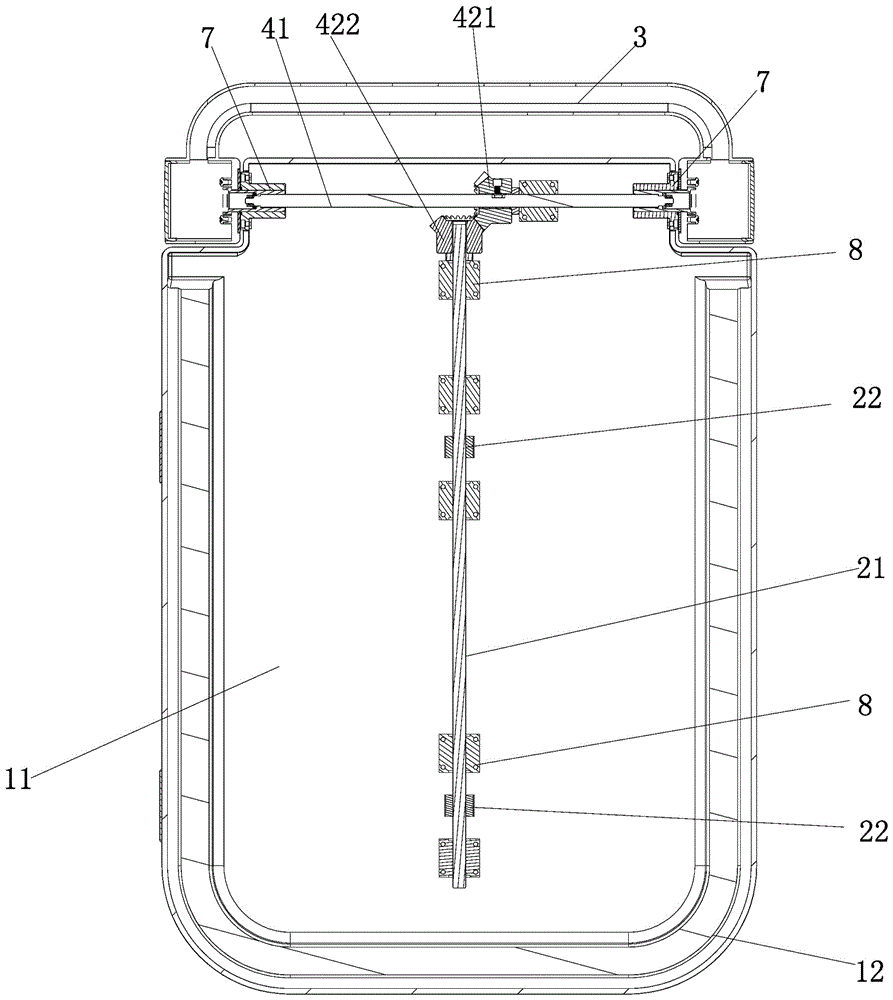 Bathtub door provided with multifunctional handrail