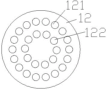 Low-vibration garbage crushing device