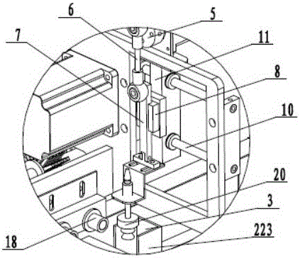 Unloading device of knife, fork and spoon packaging machine